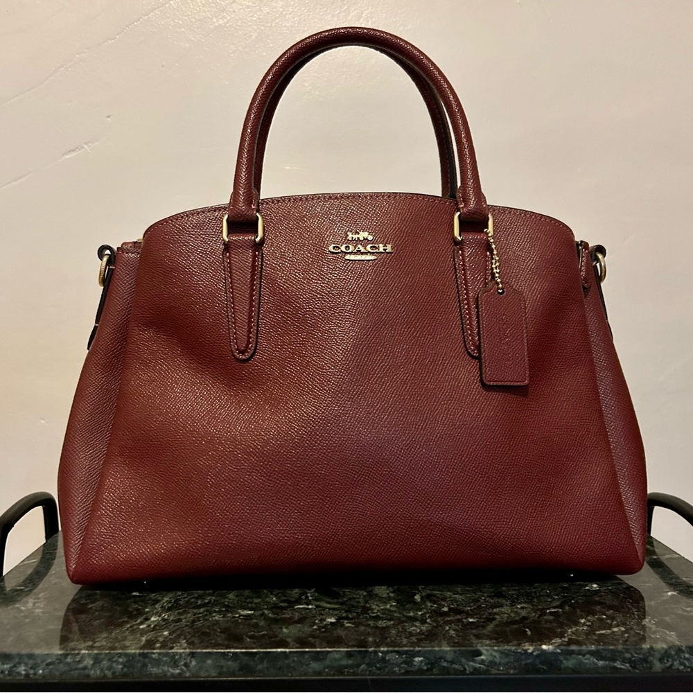 Coach Burgundy Christie Carryall